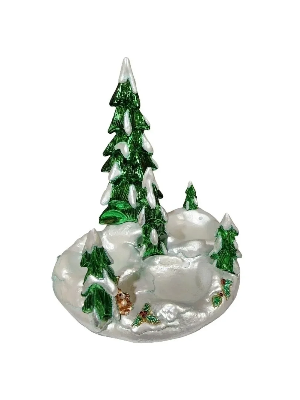 Waterford Holiday Heirloom Winter Tree snowy scene decor Village